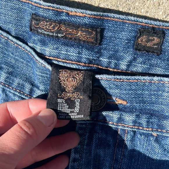 Ed hardy rare men’s jeans with detailing patches on each butt pocket - Picture 11 of 11